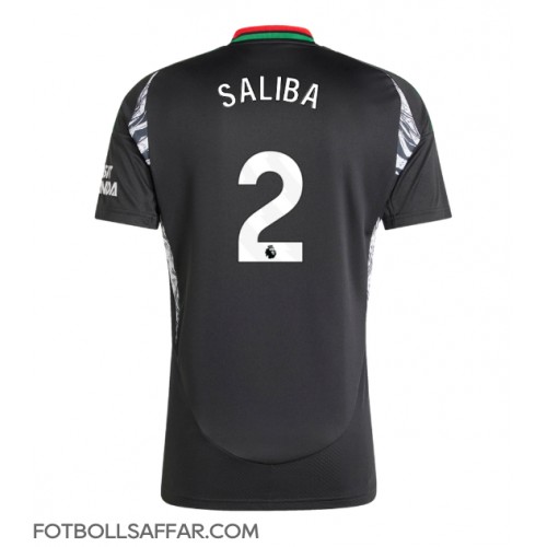 Arsenal William Saliba #2 Bortatröja 2024-25 Kortärmad